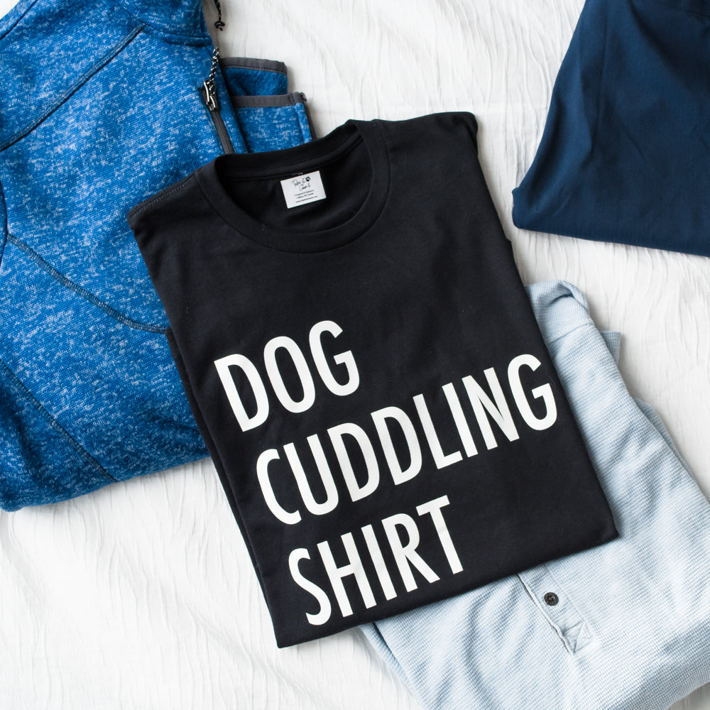 Dog sales snuggling shirt